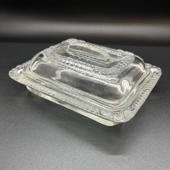 Other - Sweet Vintage Covered Glass Trinket Dish